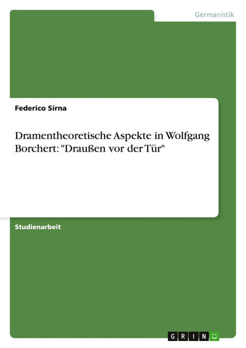 Dramentheoretische aspekte - dramentheoretische, in