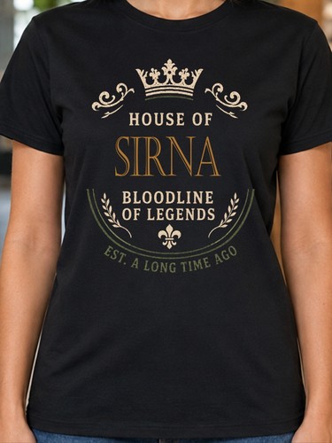 Sirna nachname damen shirt - damen, t-shirt