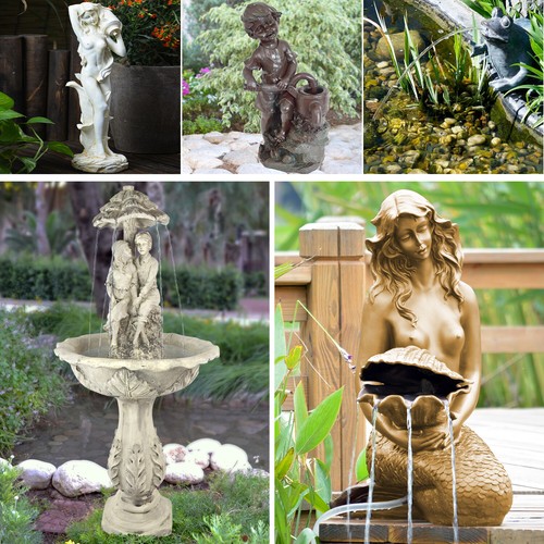 Solar wasserfallbrunnen für - solar,