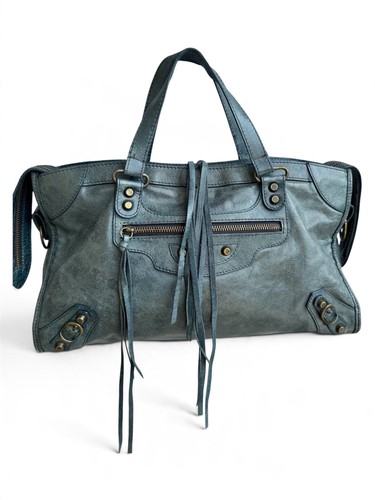 Vintage city bag large blue - vintage,