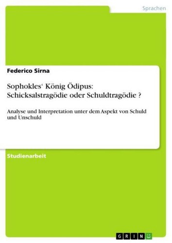Sophokles könig ödipus - sophokles',