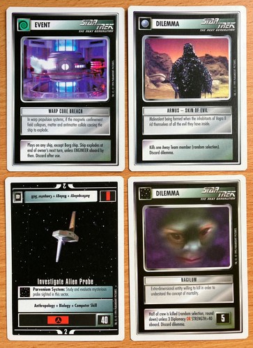 Einzelkarten star trek - star,
